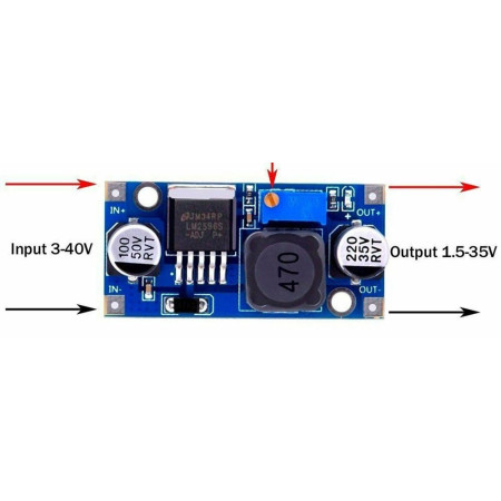 DC-DC преобразователь  напряжения (step-down) на мс LM2596